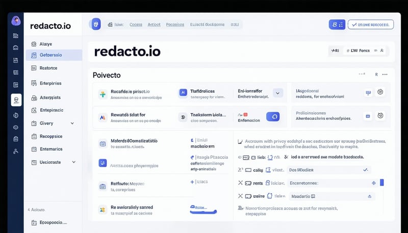 redacto.io AI-powered privacy platform for enterprises